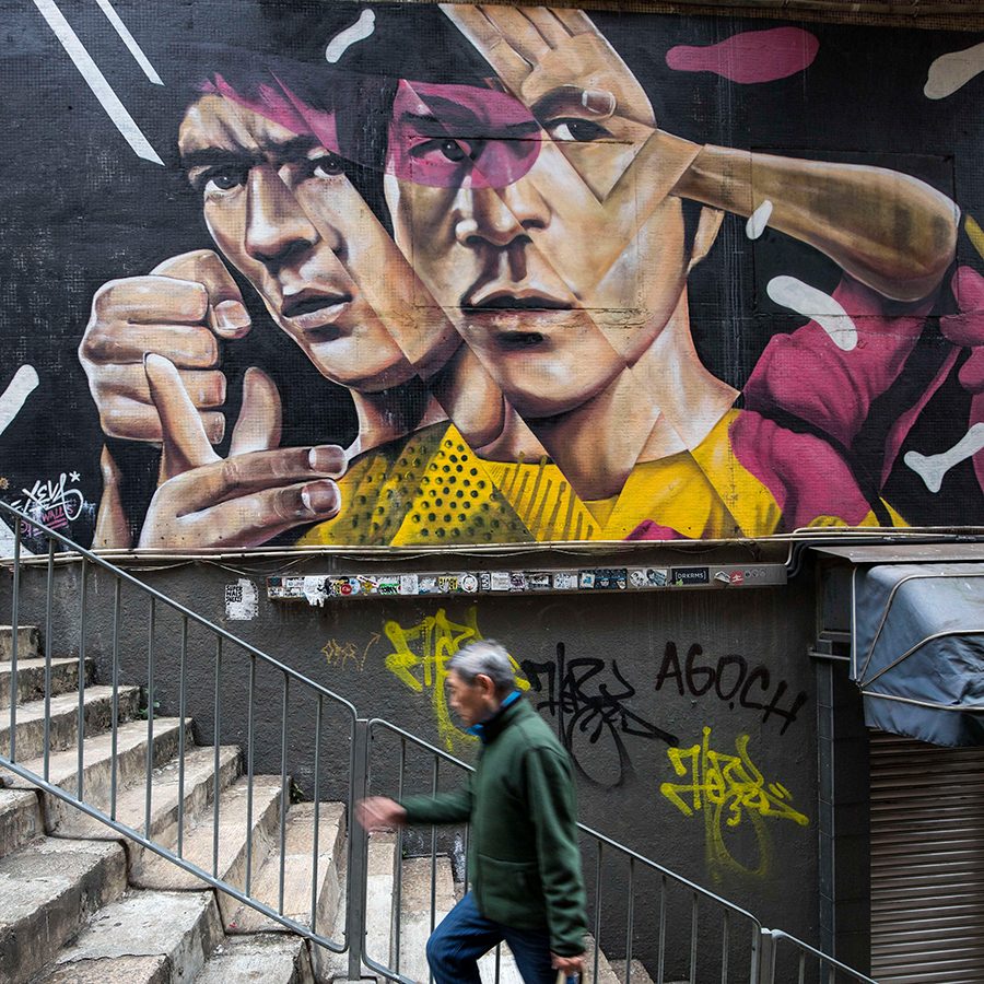 Street art located in Sheung Wan