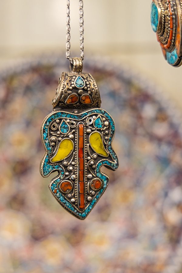 A colorful jewlery at the Souq