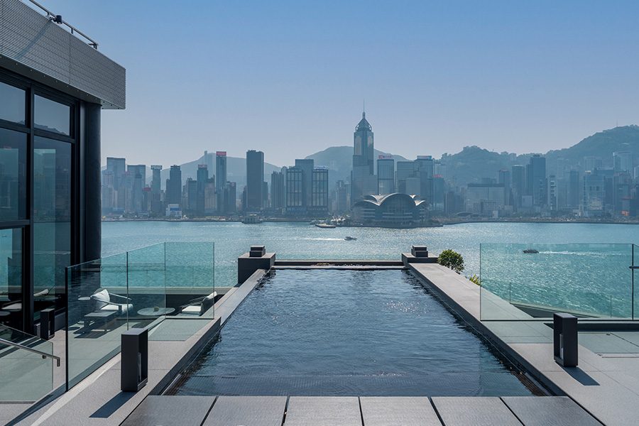 Regent Hong Kong's swimming pool