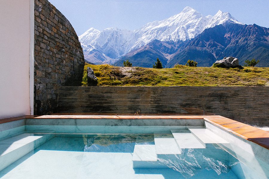 Swimming pool of Shinta Mani Mustang