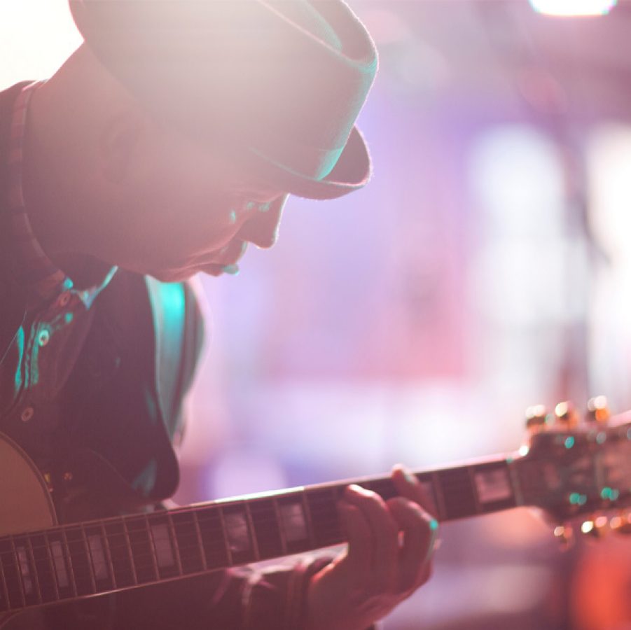 Man playing guitar 