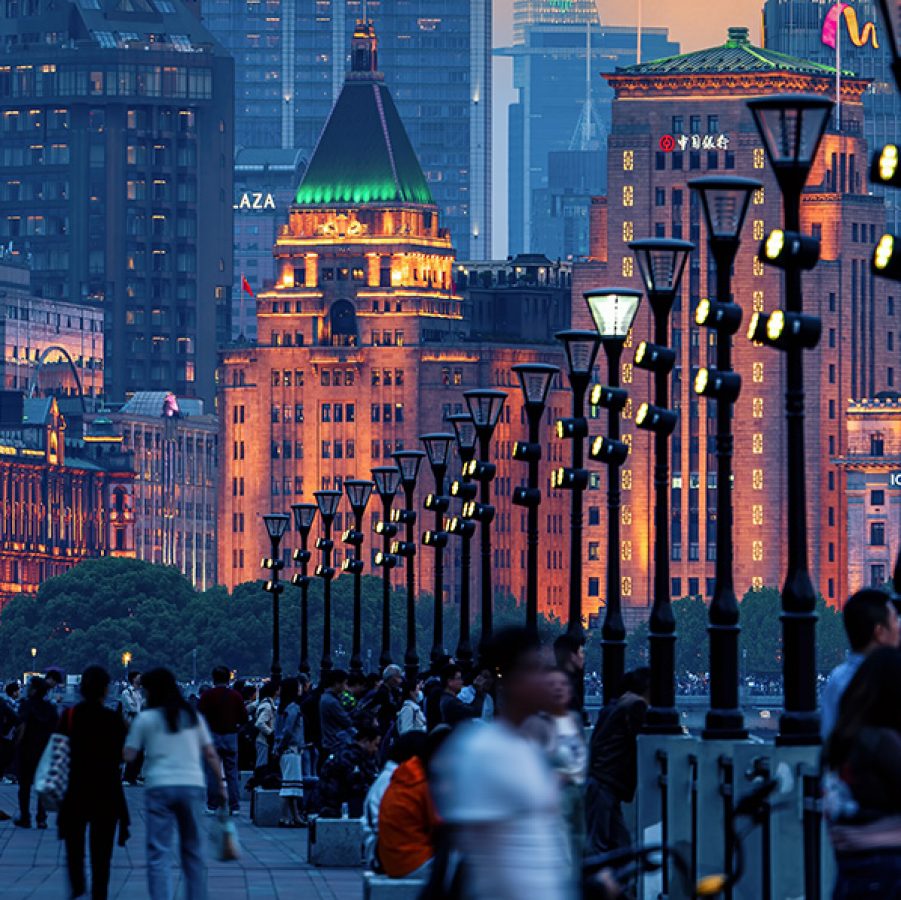 Night view of Shanghai