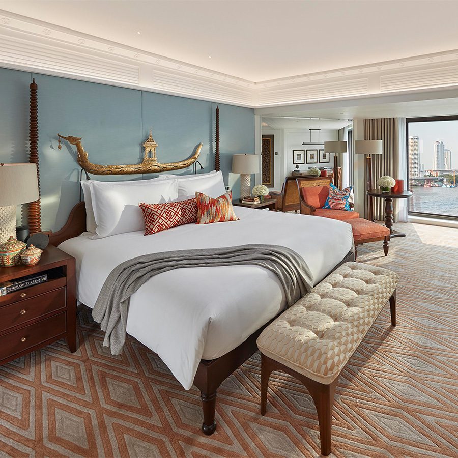 Bedroom in Mandarin Oriental Bangkok