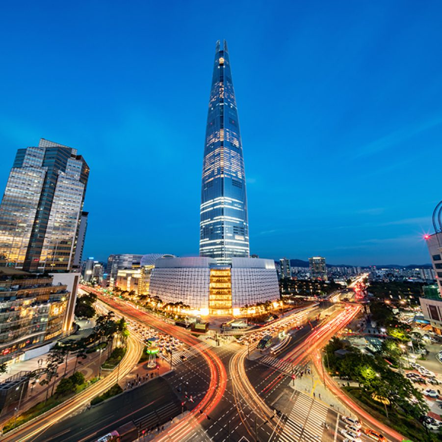 Night view of Seoul 