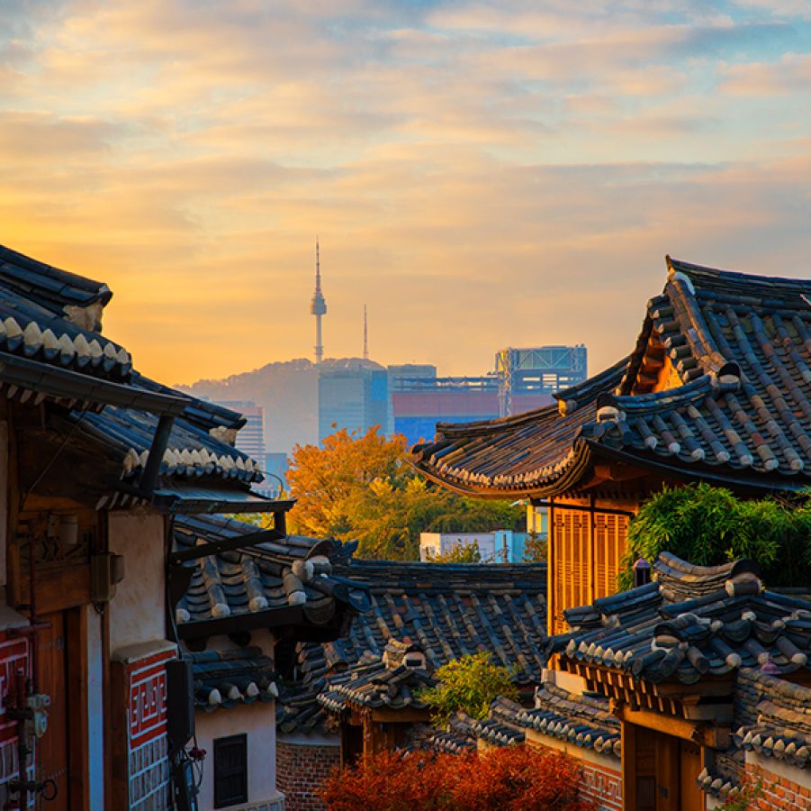 Seoul in the morning