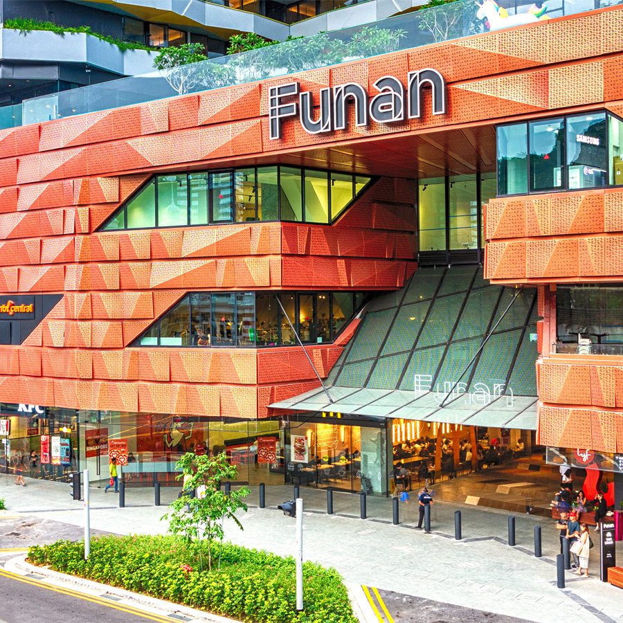 Exterior of Funan DigitaLife Mall