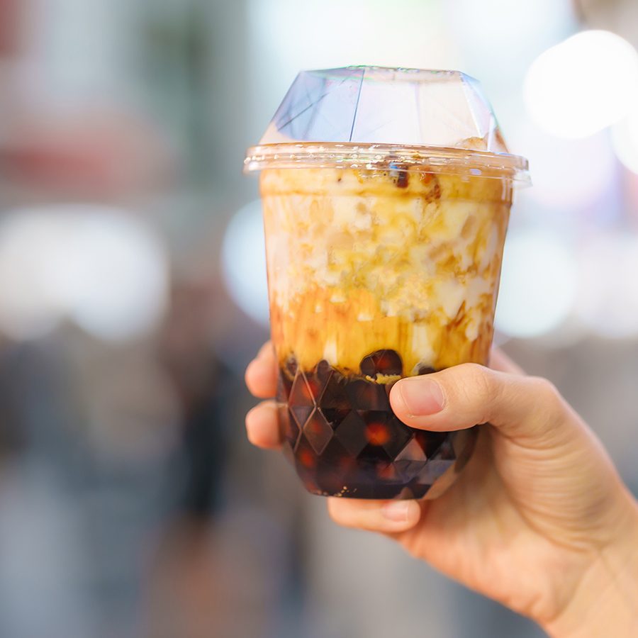 Boba Milk in Ximending Night Market, Taipei 