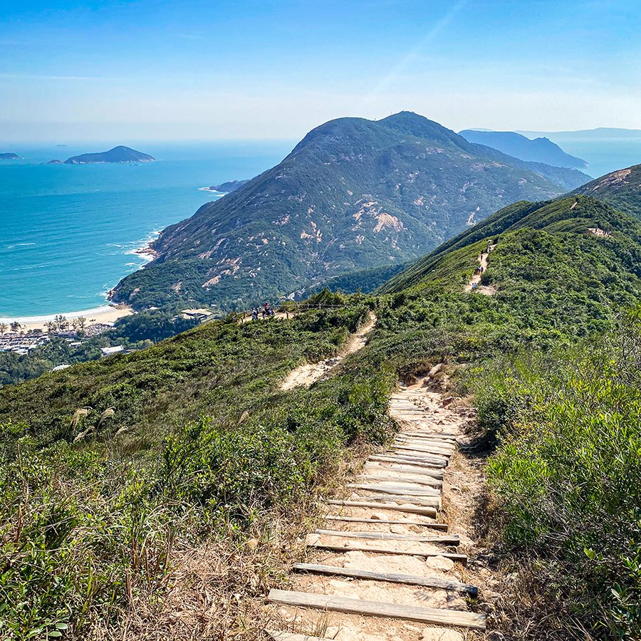 Trail in Dragon's Back, Hong Kong SAR 