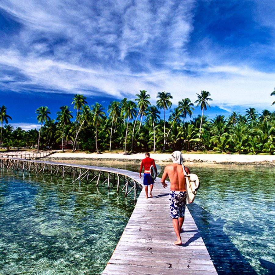 Sea walkway Siargao, Philippines 