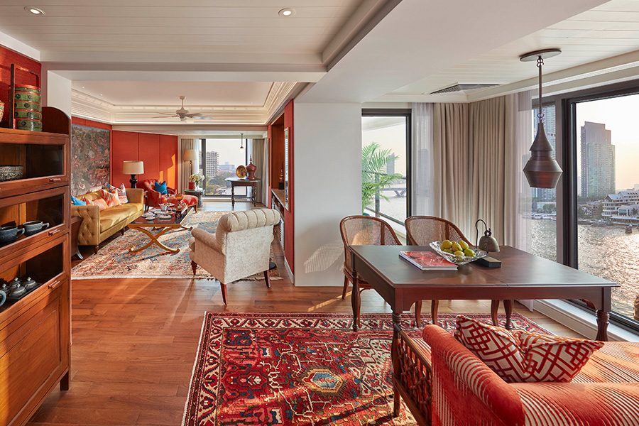 Room view of Mandarin Oriental Bangkok