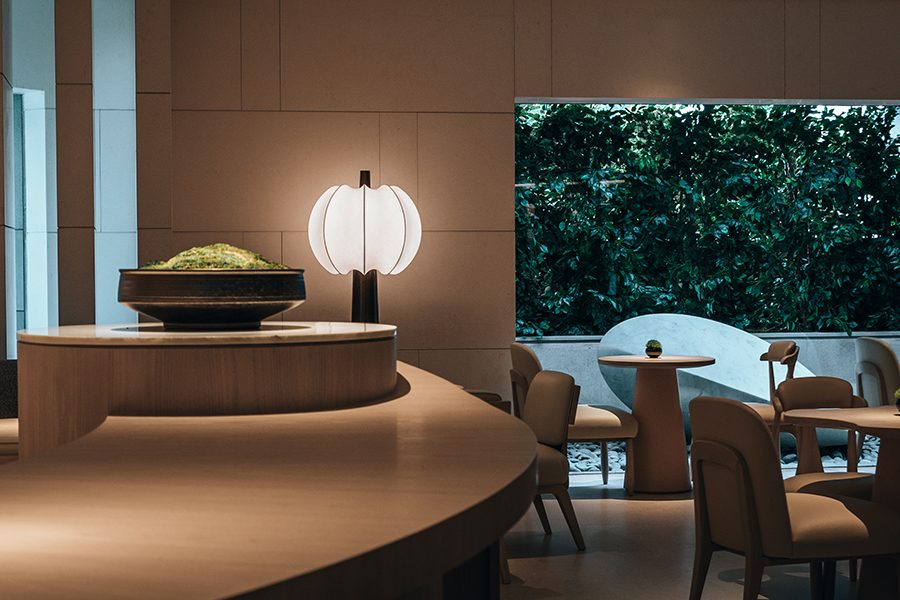 Interior of The Upper House, Hong Kong 