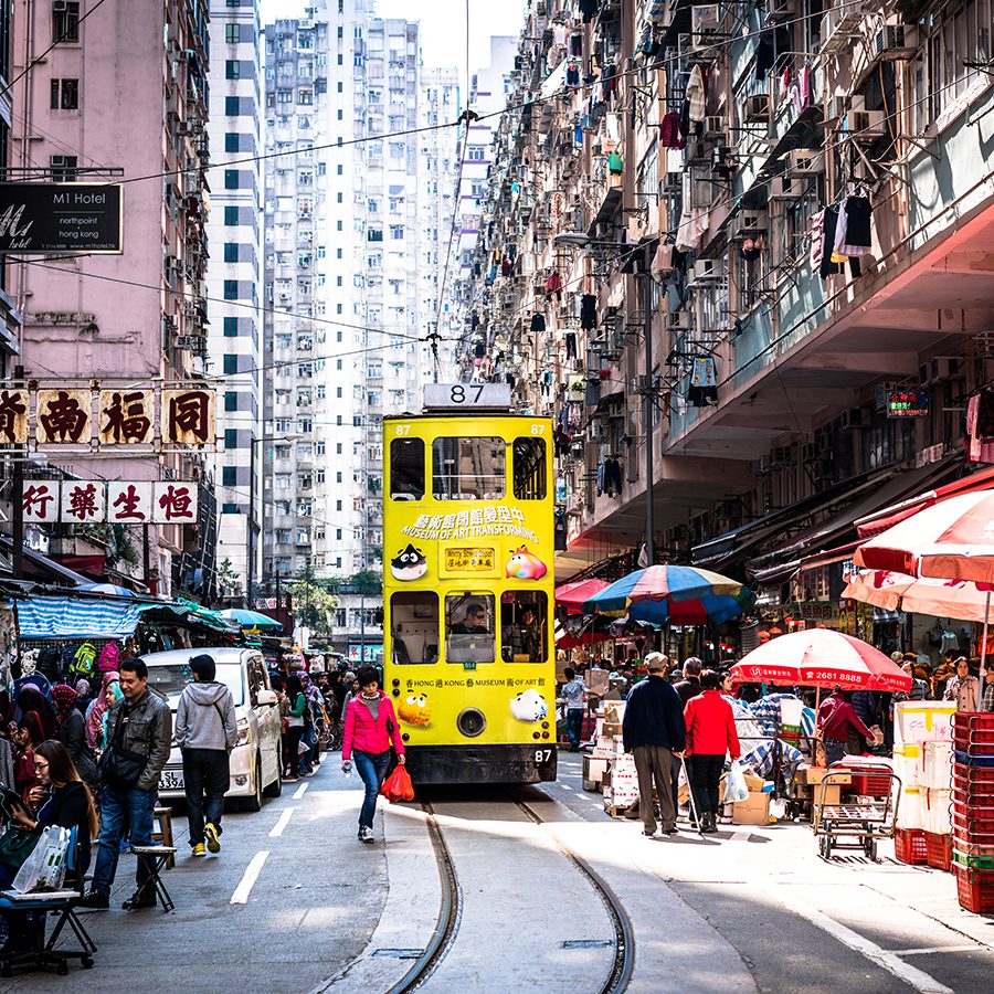 Tram in Hong Kong