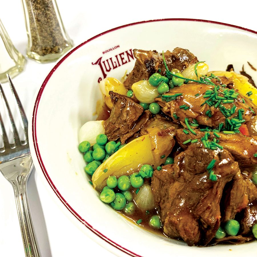 A dish in Bouillon Julien 