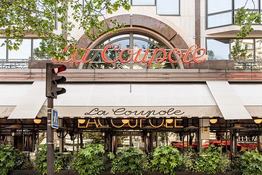 The exterior of La Coupole