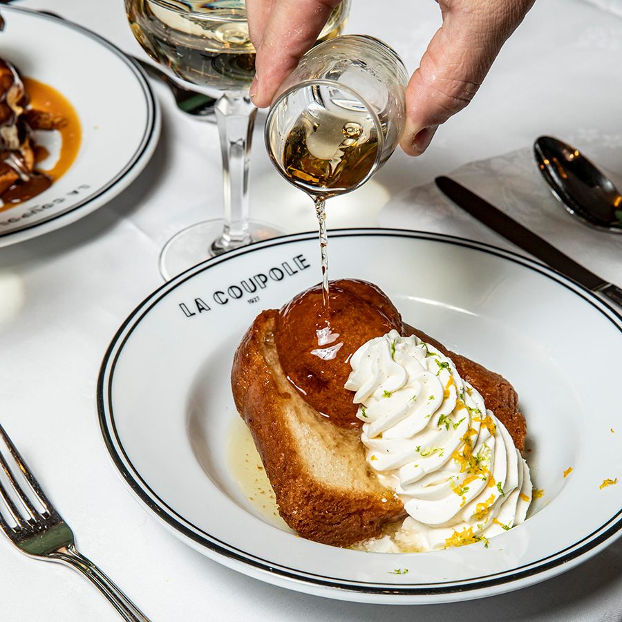 Dish served in La Coupole