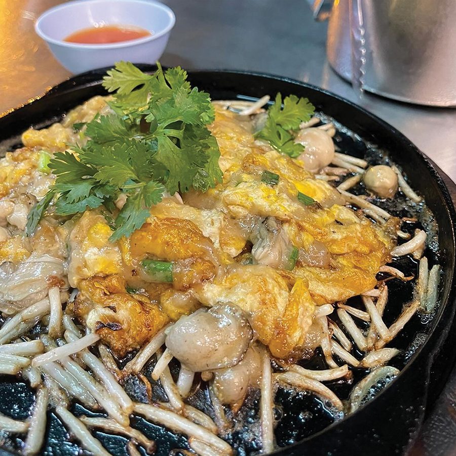Oyster omelette at 55 Pochana
