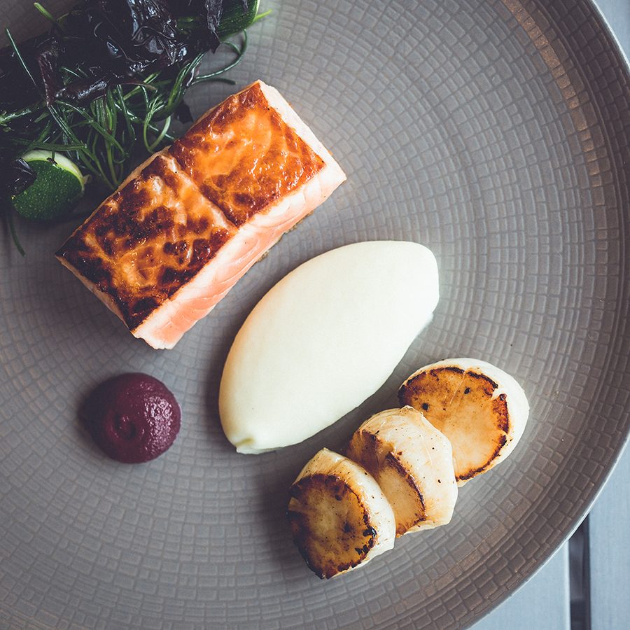 A salmon dish at Mrdeanes Bistro Bar and Social