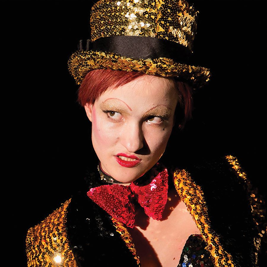 Actress with a hat on