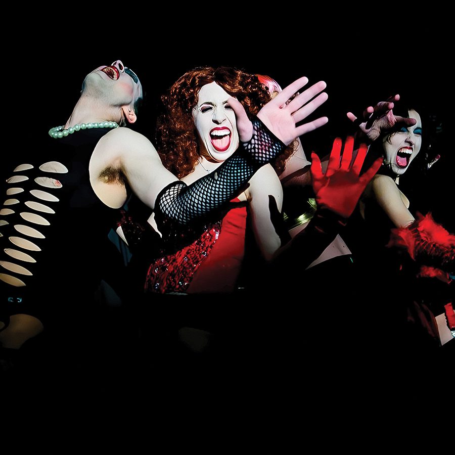 Rocky Horror Picture Show actors laughing 
