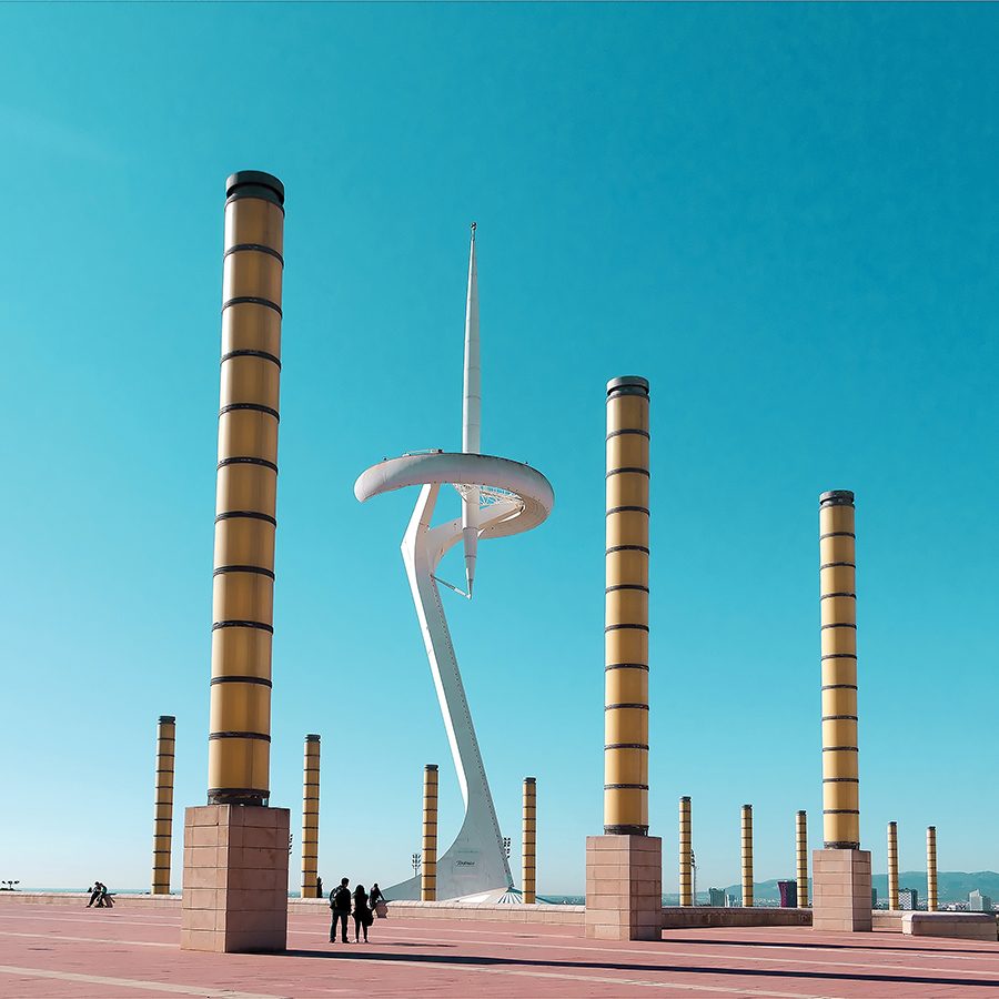 Montjuïc Communications Tower in Barcelona