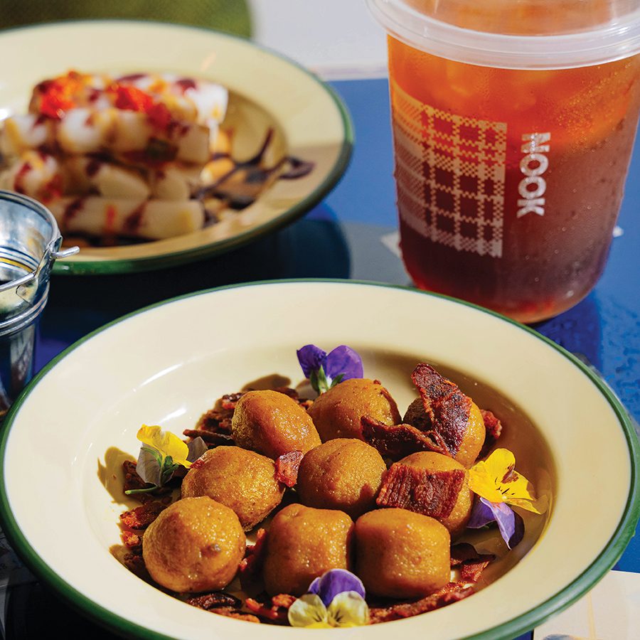 Food served in Nook