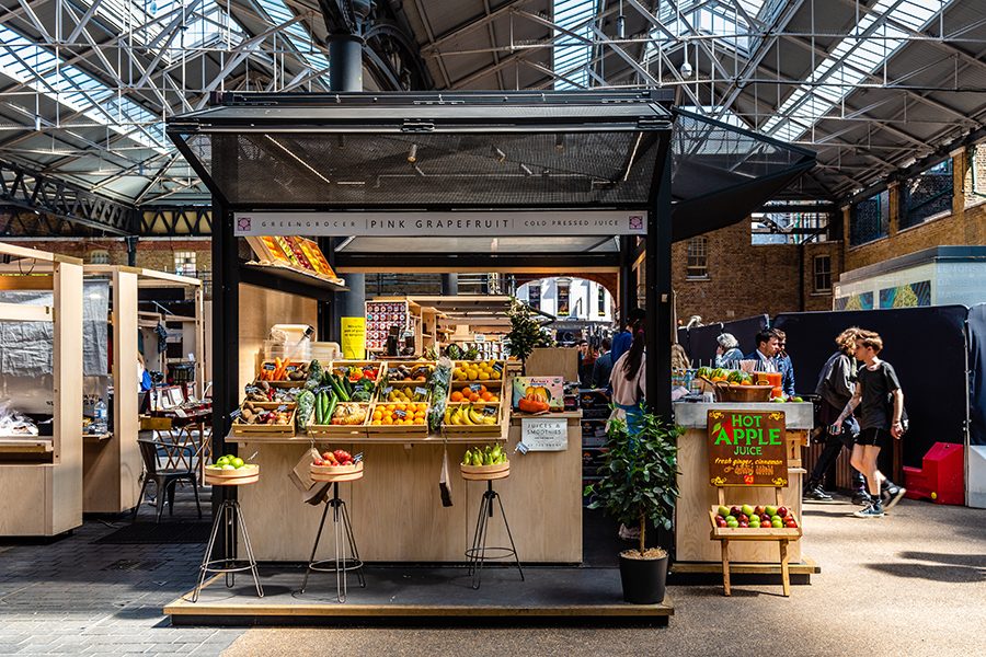 A shop at the Old Spitalfields Market