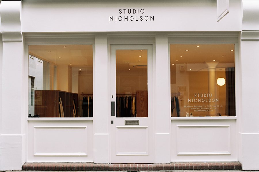 A photo of the exterior view of the door of Studio Nicholson