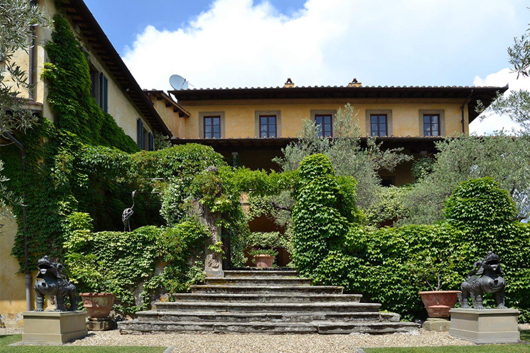 An exterior view of Il Palagio winery