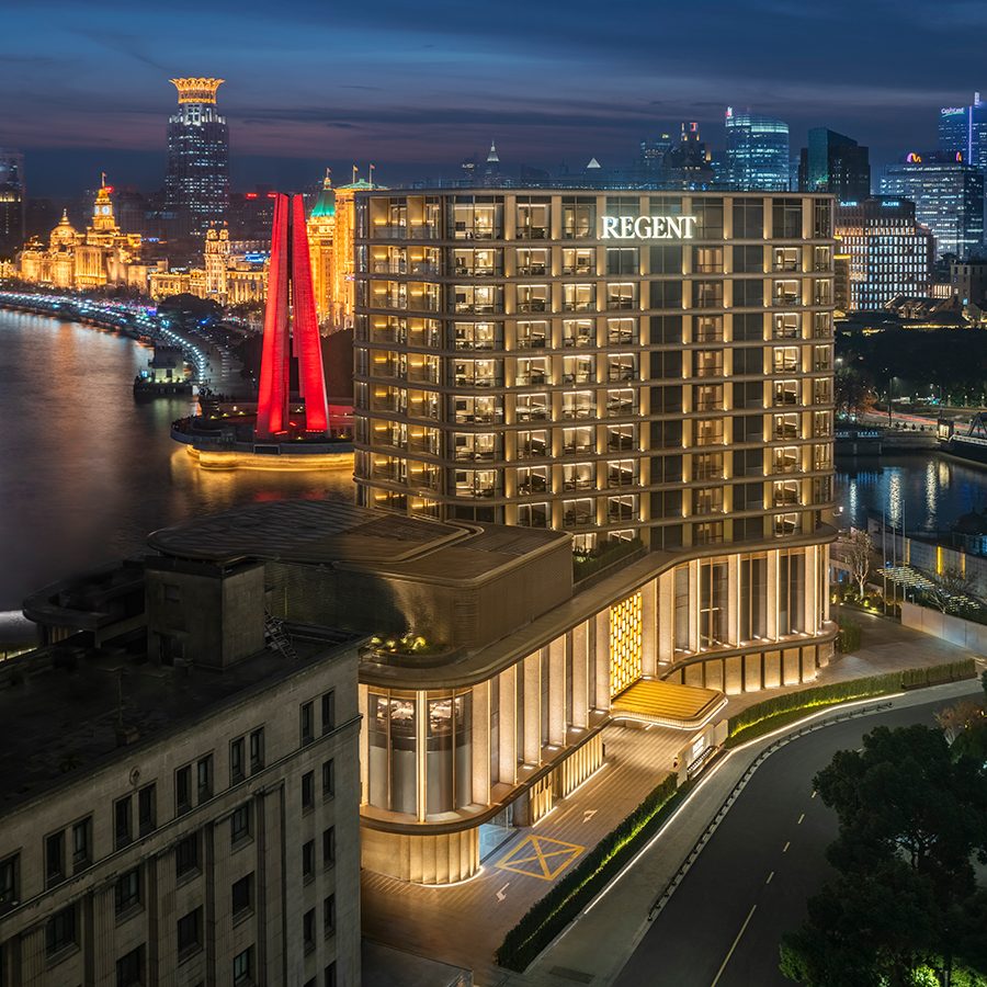 Shanghai hotel night view