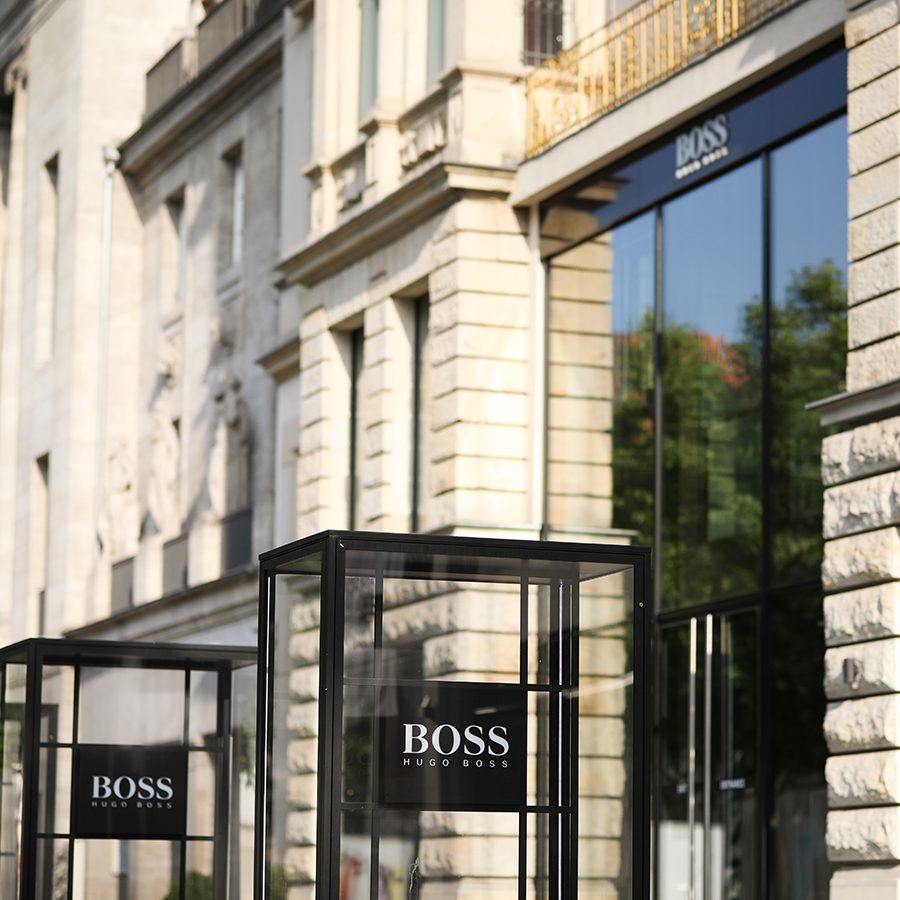 Exterior of Hugo Boss 