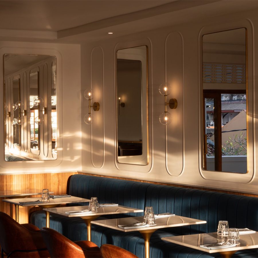 A view of the dining room interior at Charlie's, Sri Lanka