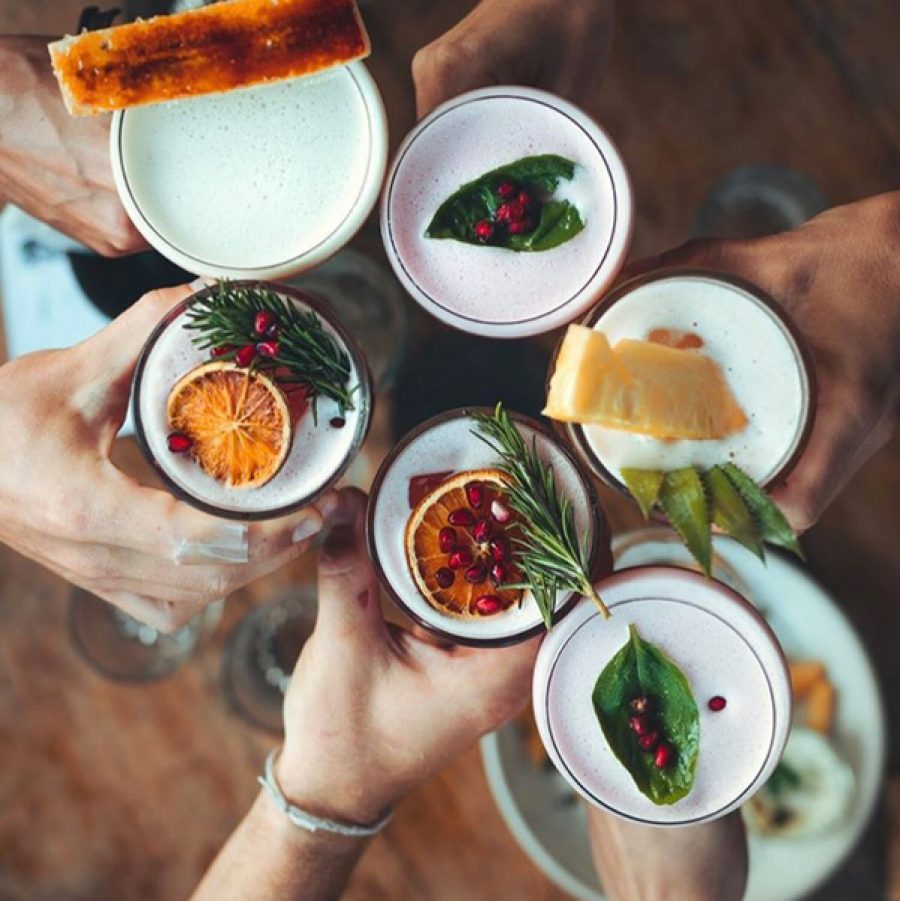 Six different drinks served in Smoke&Bitters
