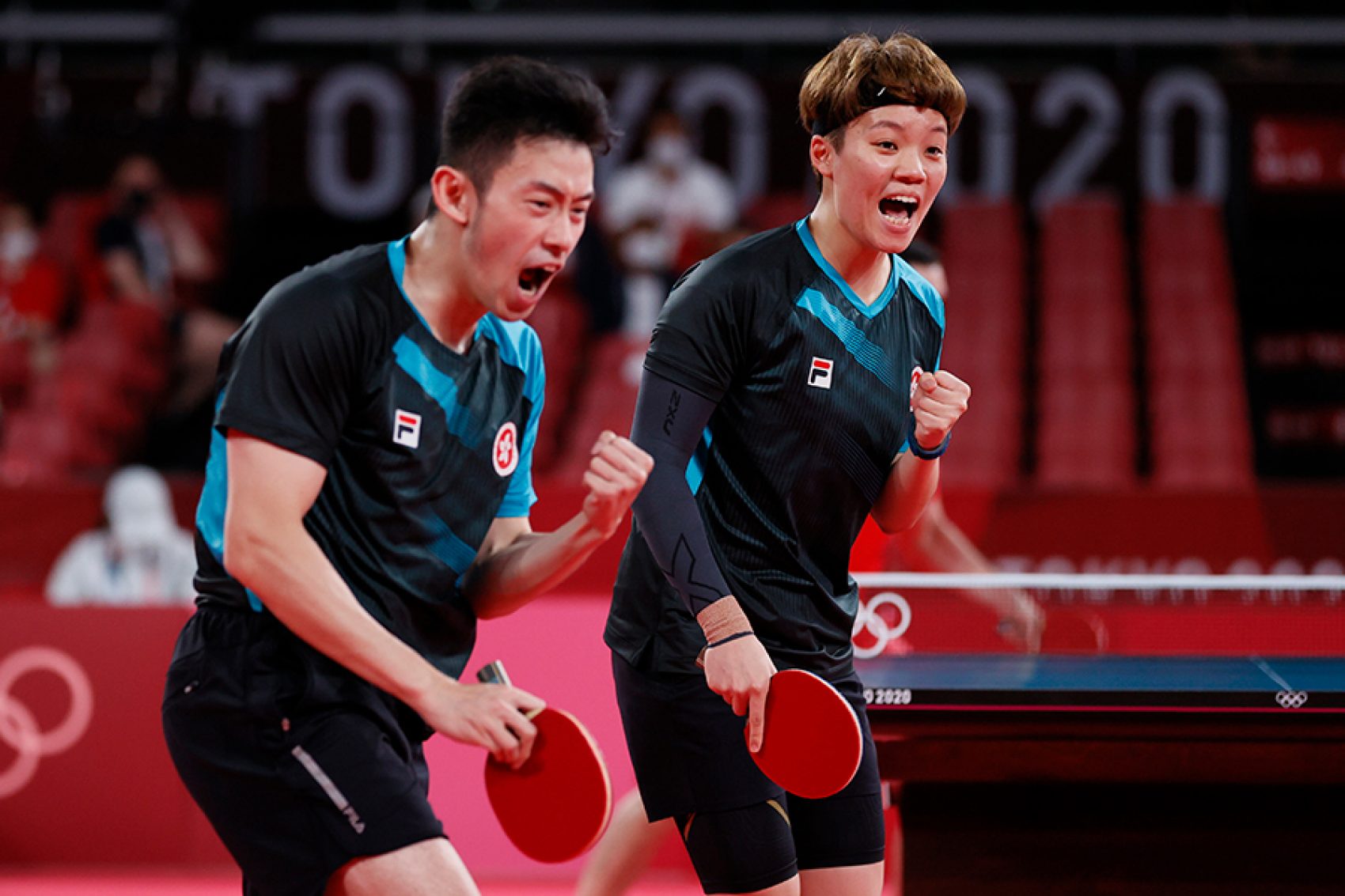Doo Hoi Kem is winning with partner