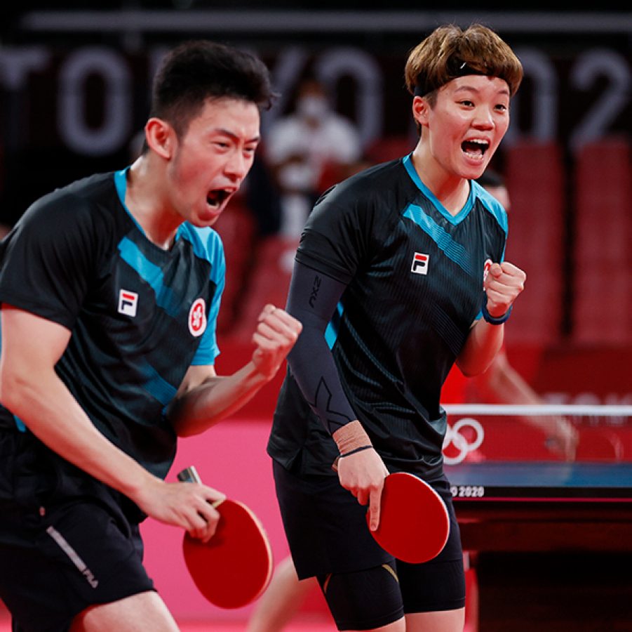 Doo Hoi Kem is winning with partner