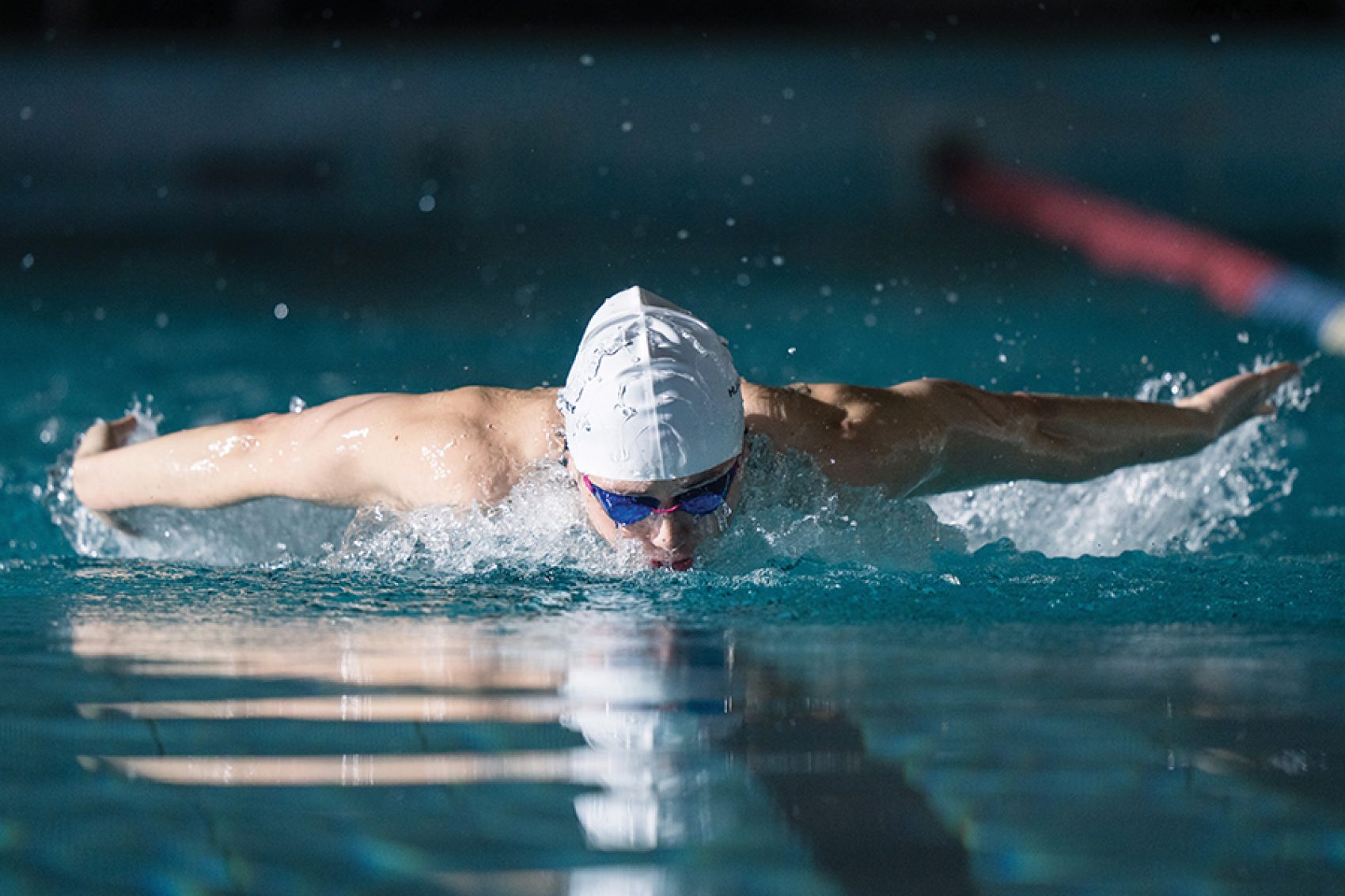 Soibhan isswimming