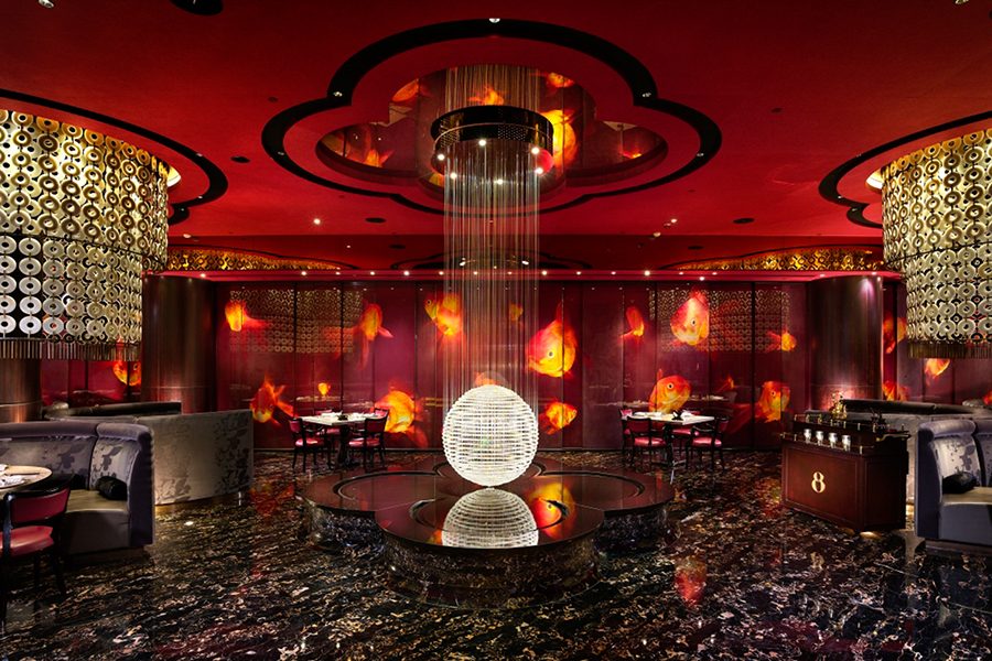 Interior photos of Grand Lisboa Palace Macau.