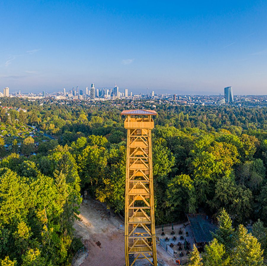 New Goethe tower near Frankfurt in Germany