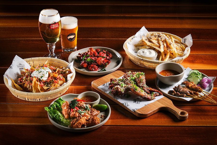A table of food from Dockyard