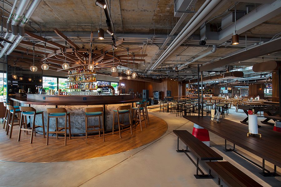 The interior view of Dockyard