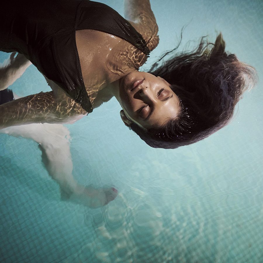 Woman relaxing at Elysia Wellness Retreat