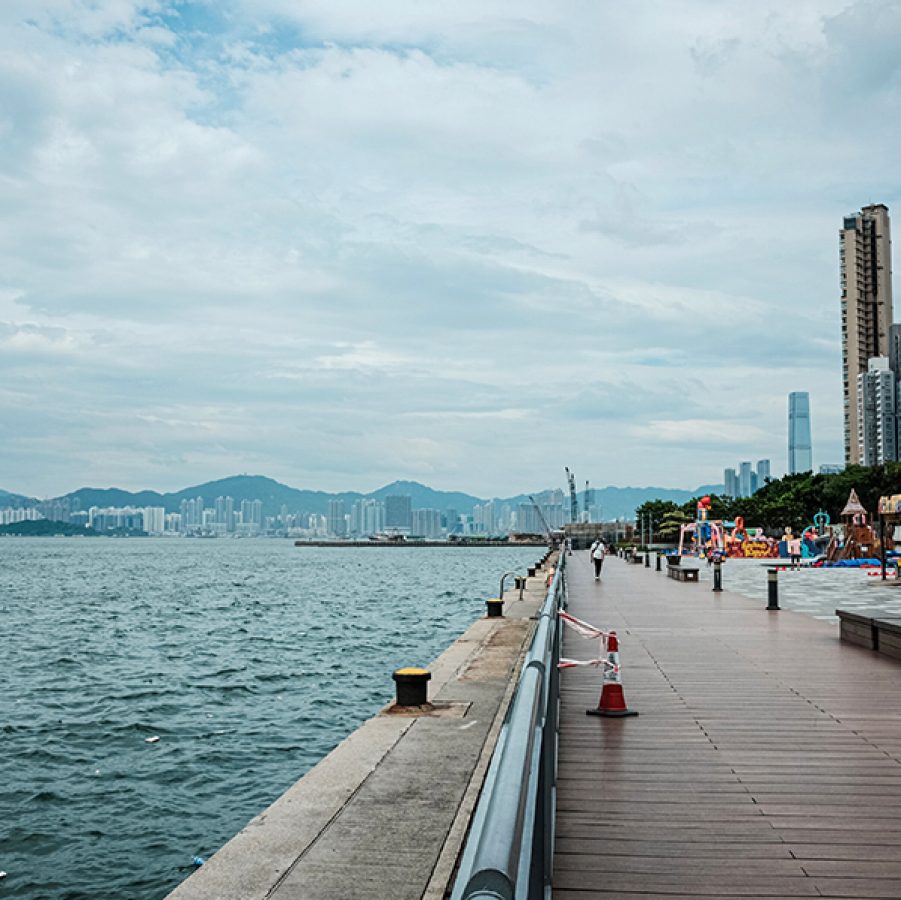 A view of Kennedy Town water front