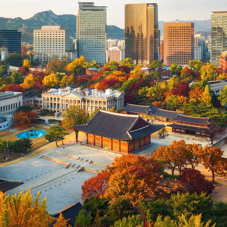 Autumn of Deoksugung royal palace