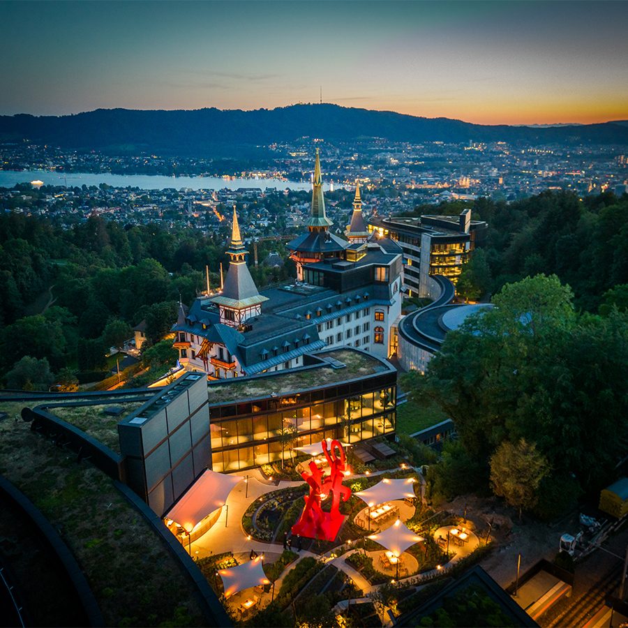 An exterior view of The Dolder Grand Zurich