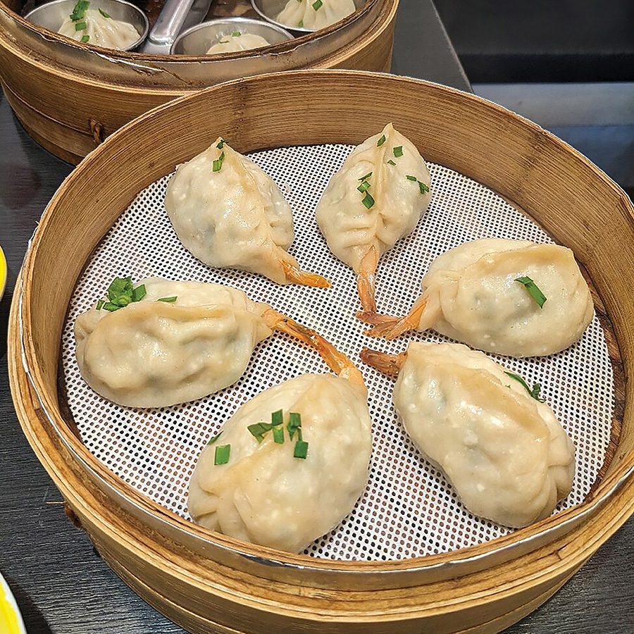 A dish of dumplings in Seoul