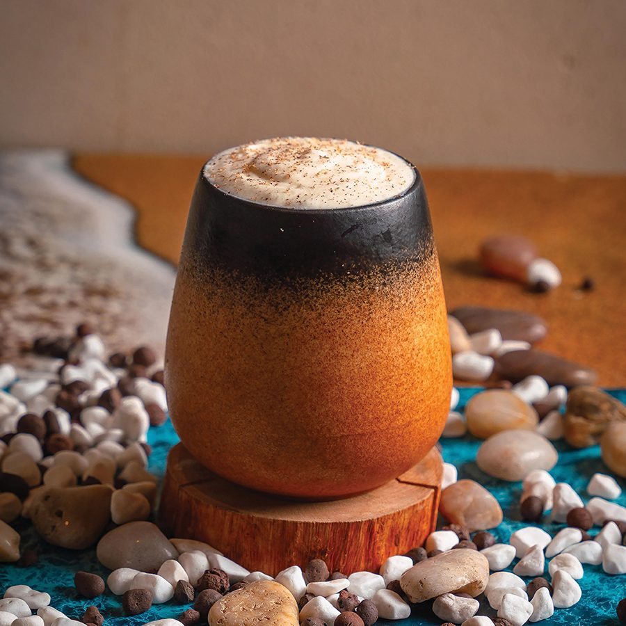 A beach inspired cocktail drink from Zzura, Hong Kong