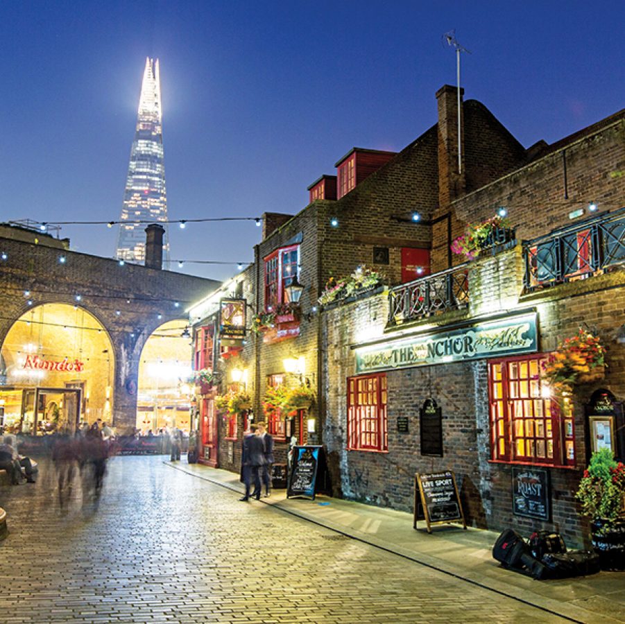A photo of street in London