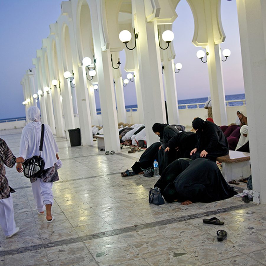 A photo of people in Riyadh in Saudi Arabia