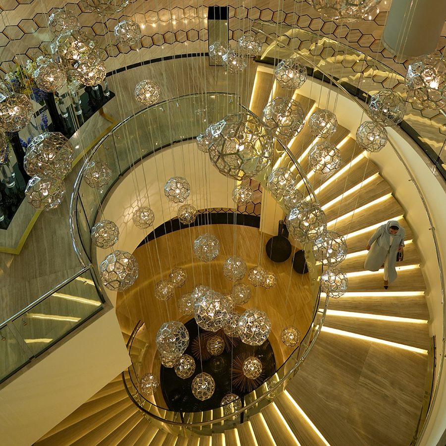 Stairwell at Fairmont Riyadh