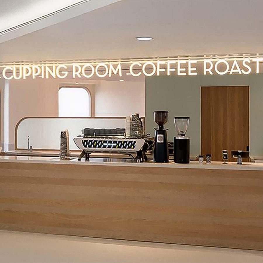 Interior of Cupping Room in Hong Kong 