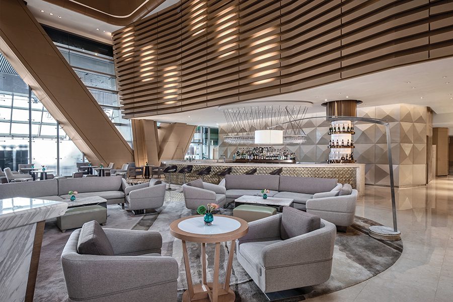 A photo of day view of dining area at Langham Place Guangzhou